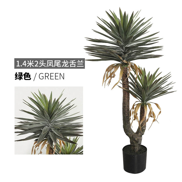 Artificial Yucca Tree for Home and Hotel Décor – Faux Tropical Green Plant