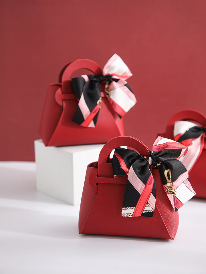 Party Favor Gift Bag with Silk Bow Pack 20 (12x5.5x13cm)