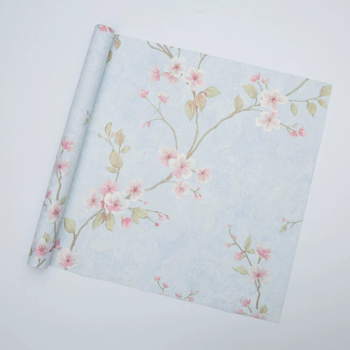 Premium Embossed Floral Bouquet Wrapping Paper, 10 Sheets of 53x53cm, Mulberry Paper