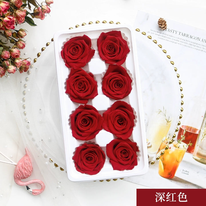 Preserved Rose 4-5cm – 14 Piece Floral Set for Creative Projects