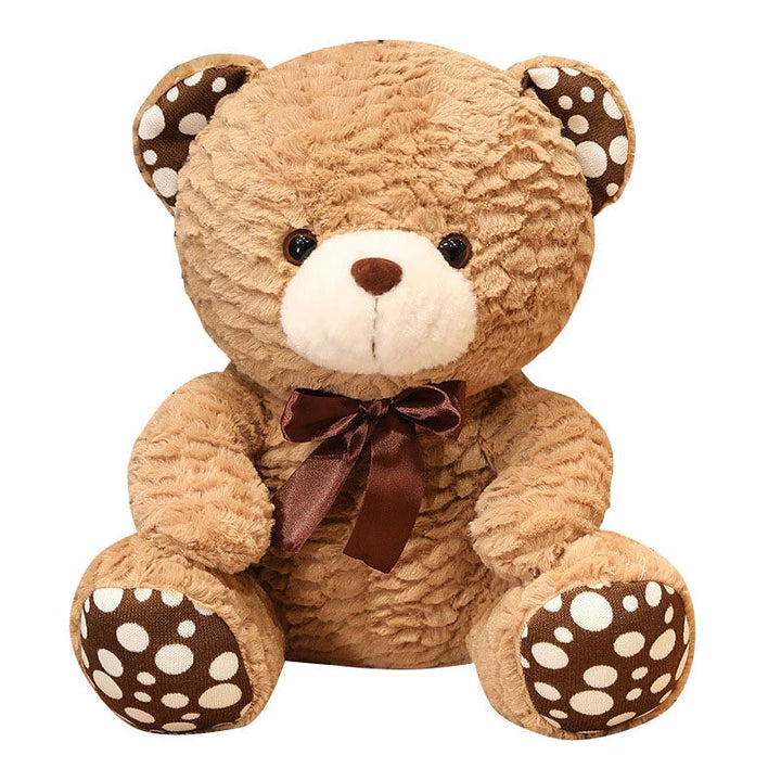 Polka Dots Plush Teddy Bear 25cm is a delightful addition to your valentine's day bouquets collection.