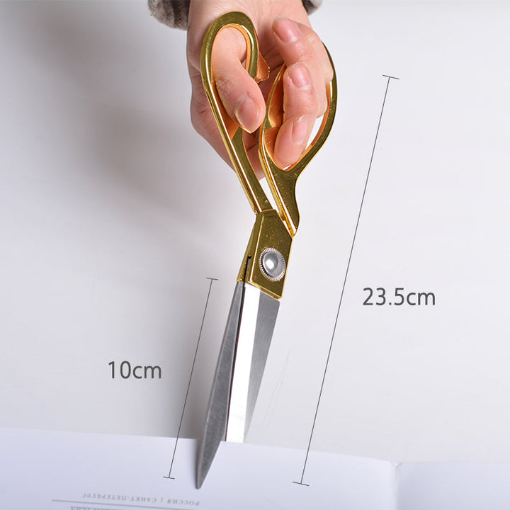 Gold Silver Paper Cutting Florist Scissors