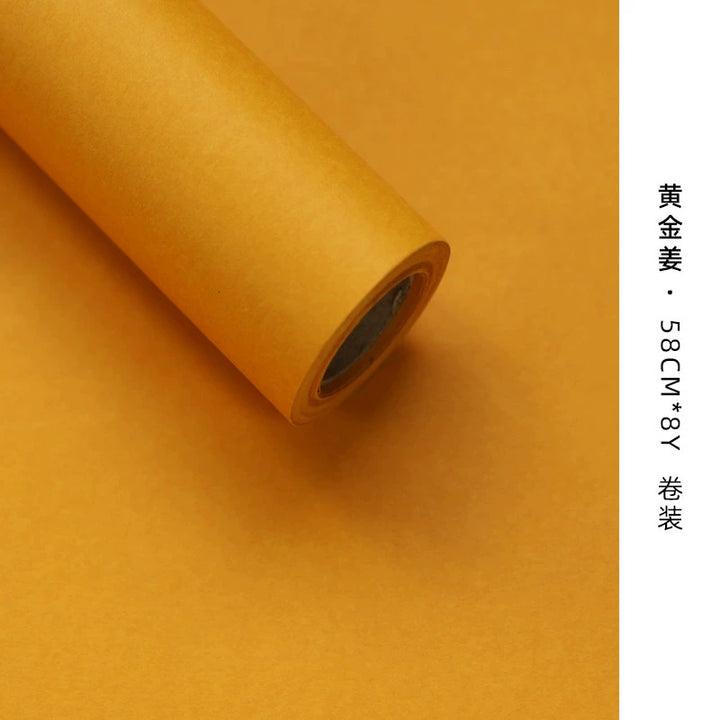 Thick Waterproof Solid Color Kraft Flower Wrapping Paper