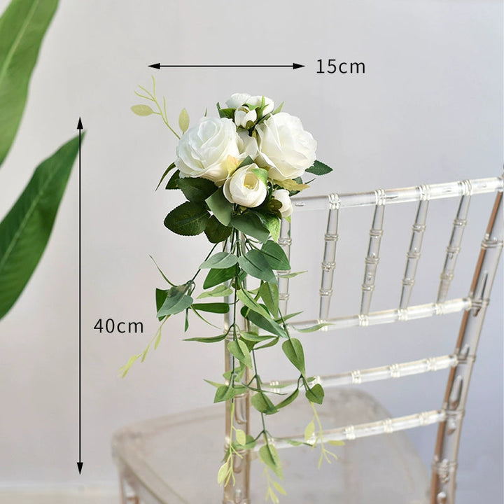 wedding decoration Flowers for Wedding Ceremony Chair Decor designed for wedding decoration, perfect wedding decoration