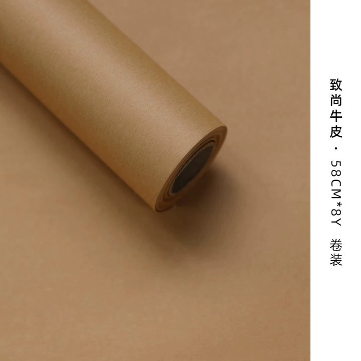 Thick Waterproof Solid Color Kraft Flower Wrapping Paper