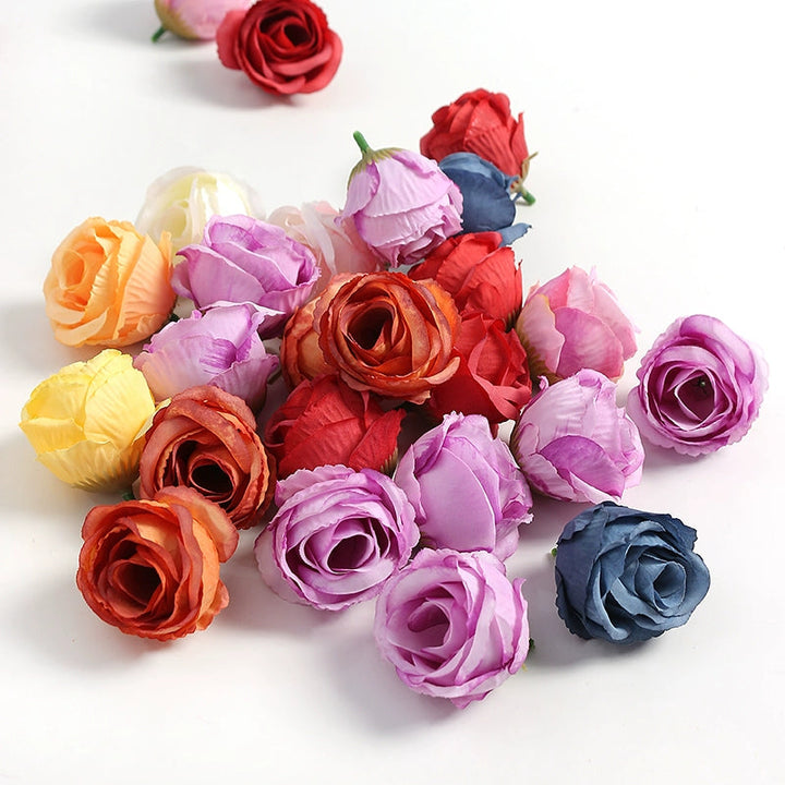 4cm Artificial Rose Flower Heads Pack 30 is a perfect addition to your florist supplies collection.