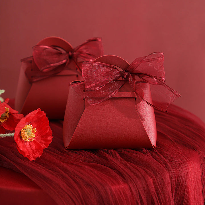 Party Favor Gift Bag with Silk Bow Pack 20 (12x5.5x13cm)