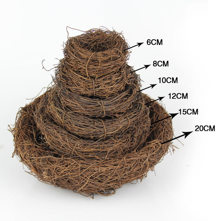 Artificial Bird's Straw Nest DIY Decor is a perfect addition to your florist supplies collection.