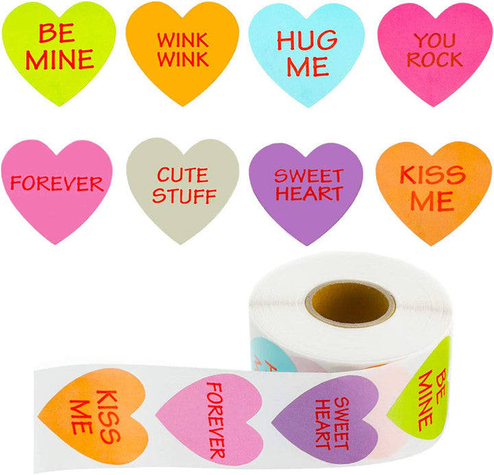 500pcs Valentine's Day Decorative Heart Stickers is a delightful addition to your valentine's gifts collection.