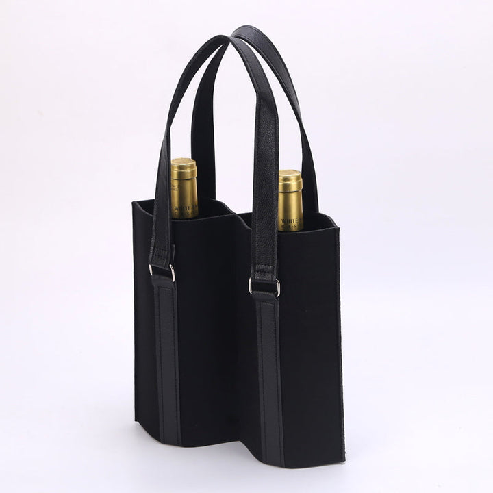 Two-bottle Felt Wine Bottle Gift Bags