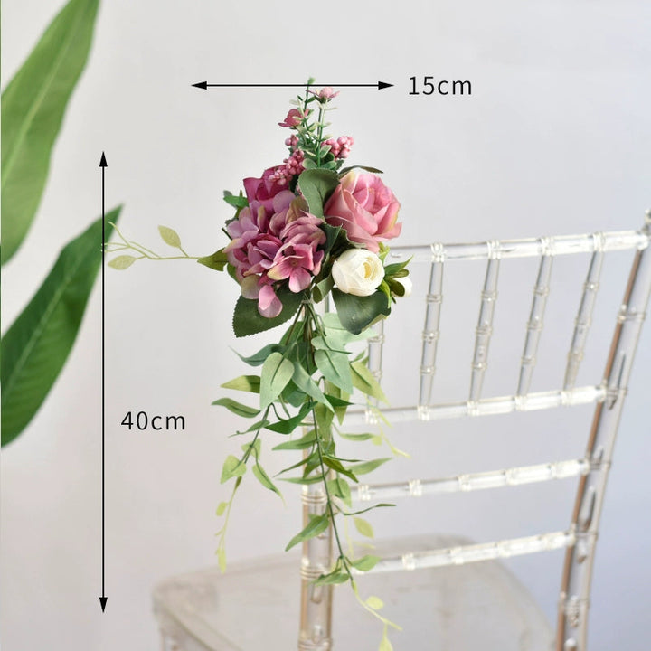 Perfect wedding decorations with wedding decoration Flowers for Wedding Ceremony Chair Decor, perfect wedding decoration