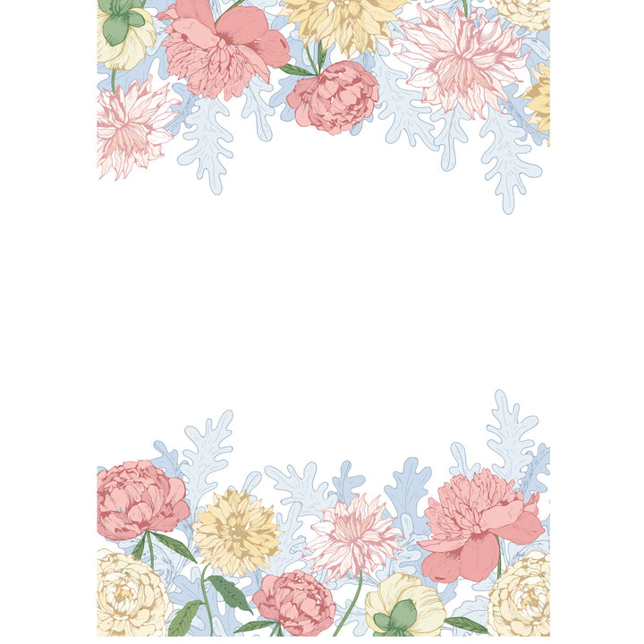 Spring Floral Print Wrapping Paper Pack 20