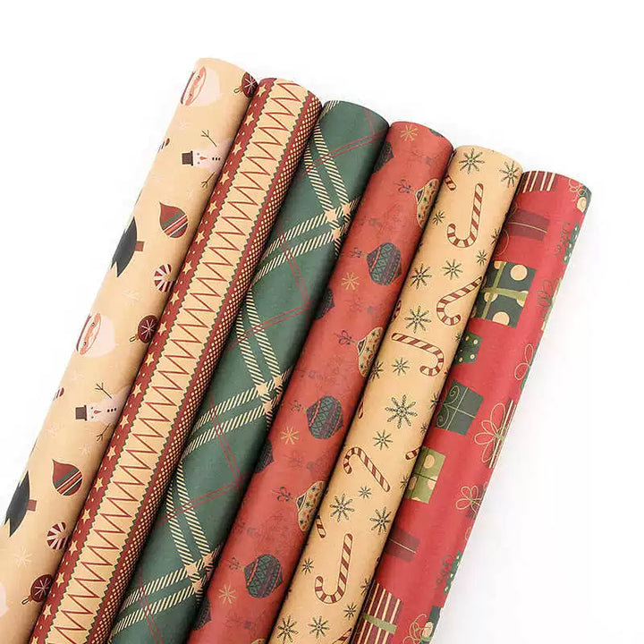Vintage Christmas Gift Wrapping Paper