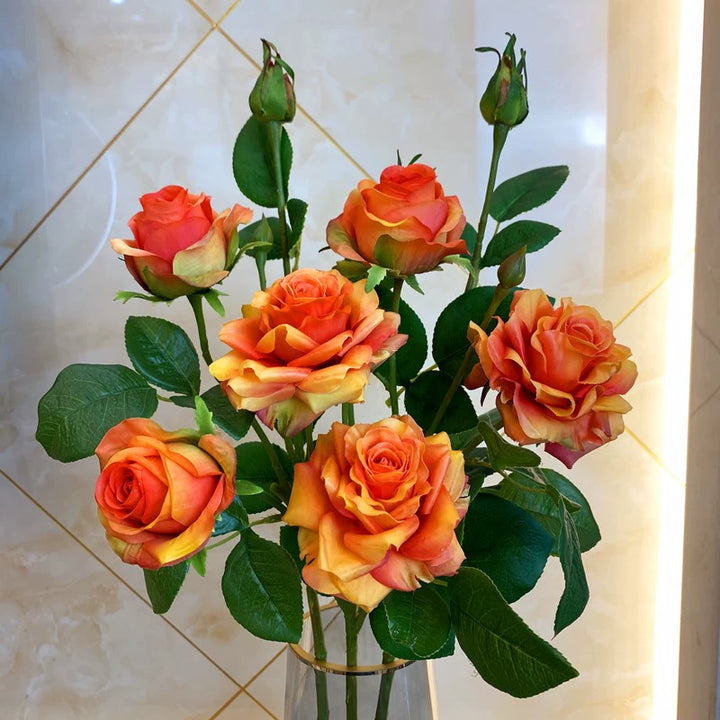 High-Quality Faux Hydrated Rose Stems for Home and Event Decor