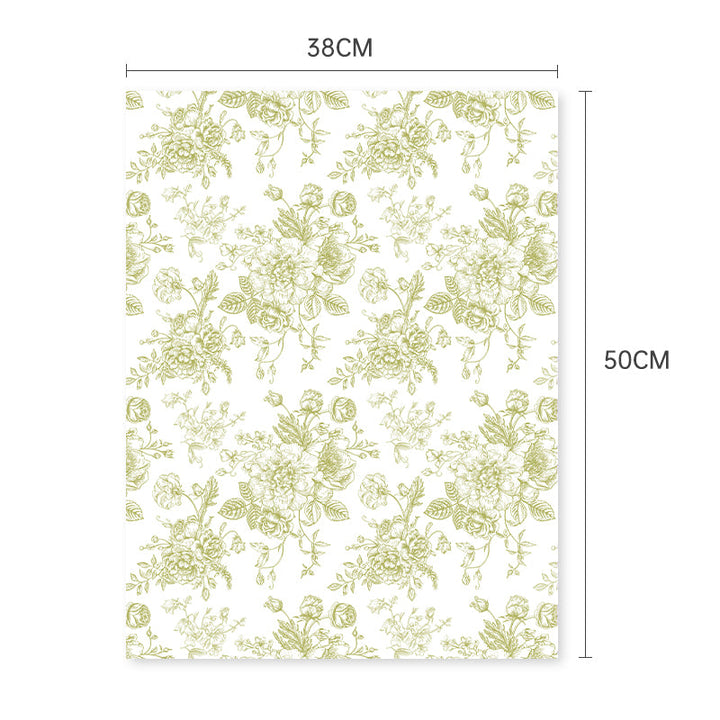 Floral Print Floristry Tissue Paper Pack 20 (50x38cm)