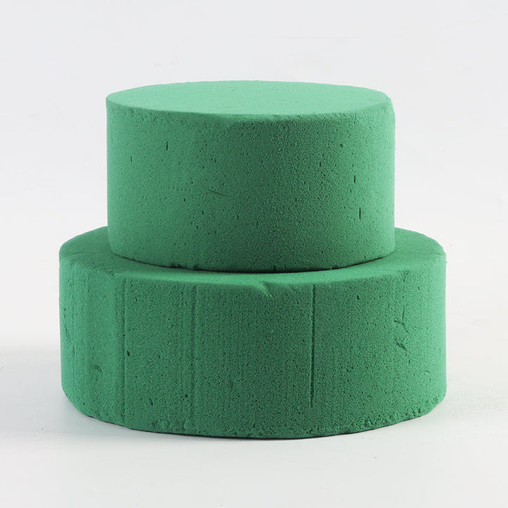 Round Green Wet Floral Foam Bricks is an ideal addition to your green floral foam collection.