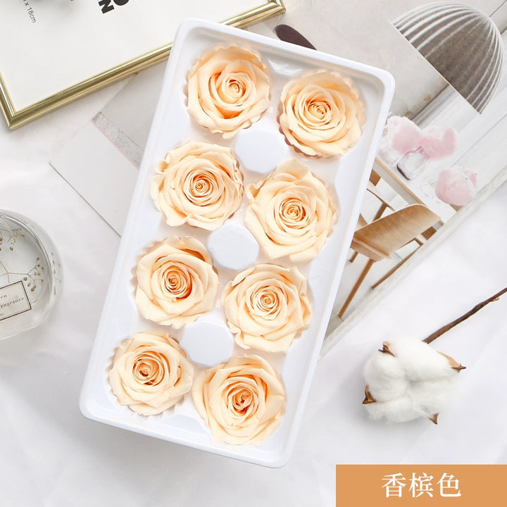 Preserved Rose 4-5cm – 23 Piece Floral Set for Creative Projects