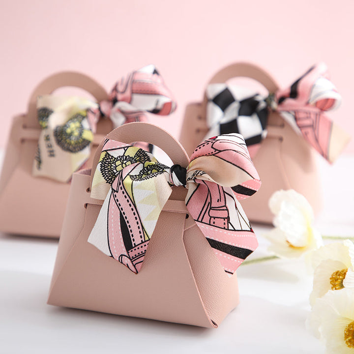 Party Favor Gift Bag with Silk Bow Pack 20 (12x5.5x13cm)