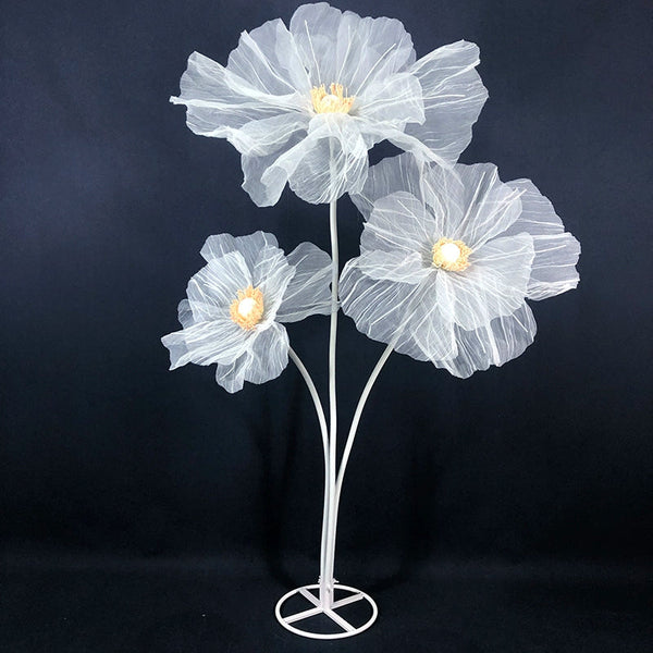 wedding decoration 3 Stem Bunch Giant Silk Flower Decoration, perfect wedding decoration