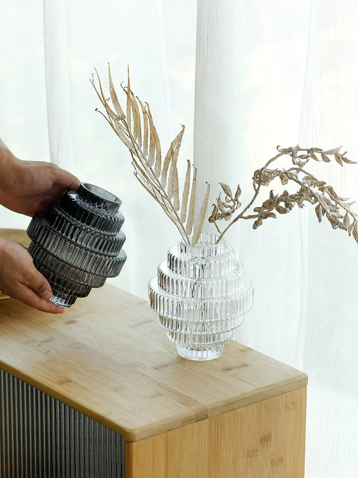Modern Style Glass Flower Vase