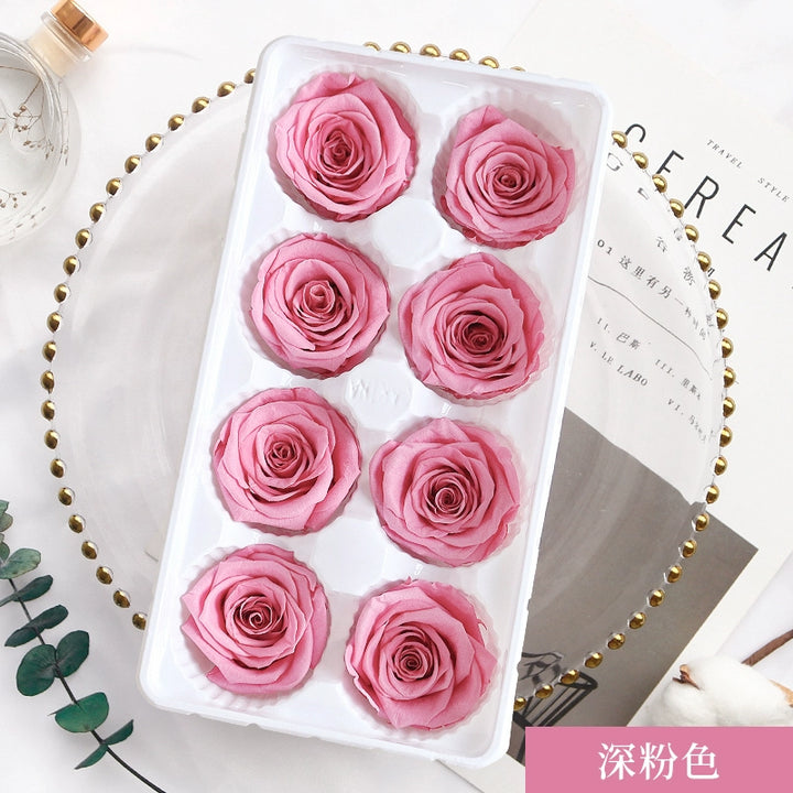 Preserved Rose 4-5cm – 42 Piece Floral Set for Creative Projects