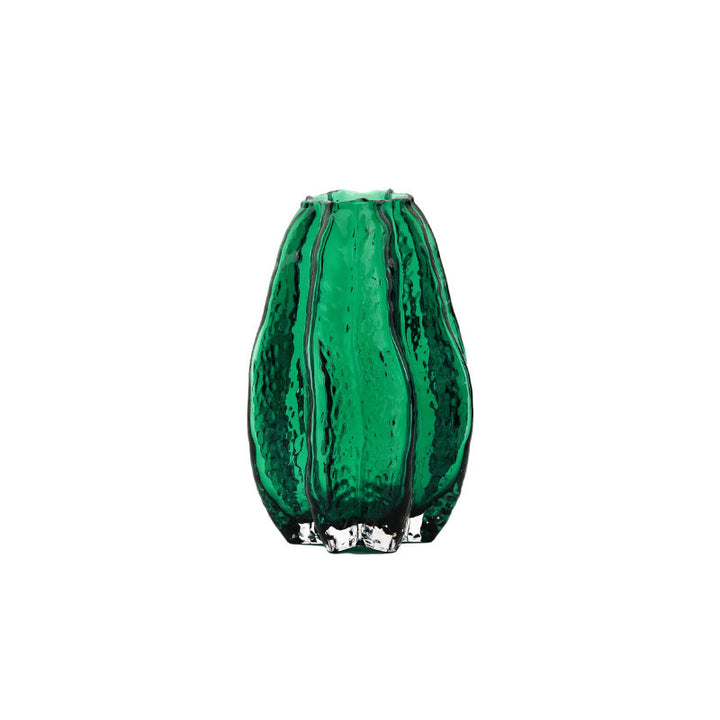 Emerald Modern Glass Vase for Centerpiece