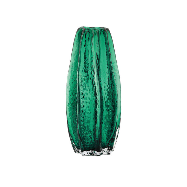 Emerald Modern Glass Vase for Centerpiece