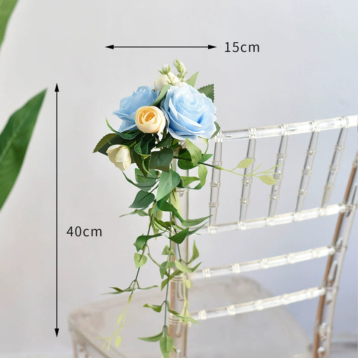 wedding decoration Flowers for Wedding Ceremony Chair Decor, perfect wedding decorations