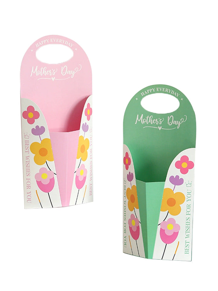 Mother's Day Single Stem Flower Gift Box Pack 10