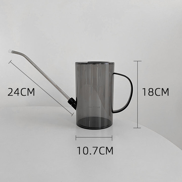 Plastic Stainless Steel Long Spout Watering Can 1.5L