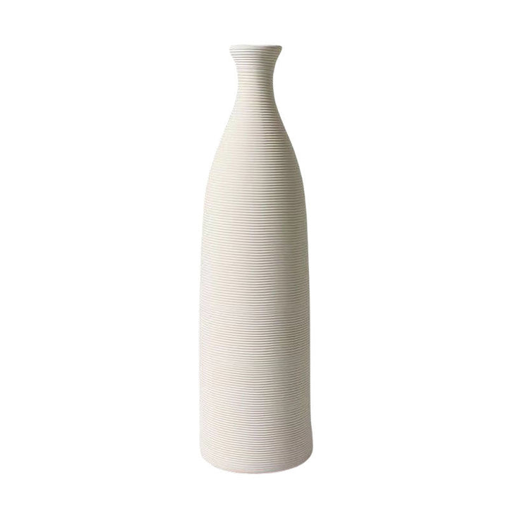 Contemporary white ceramic vase duo for stylish interiors