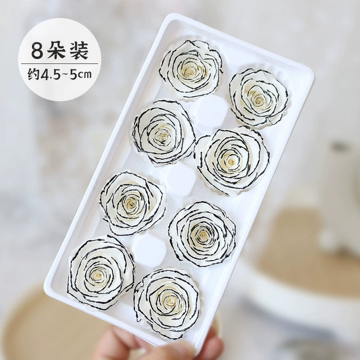 Preserved Rose 4-5cm – 15 Piece Floral Set for Creative Projects