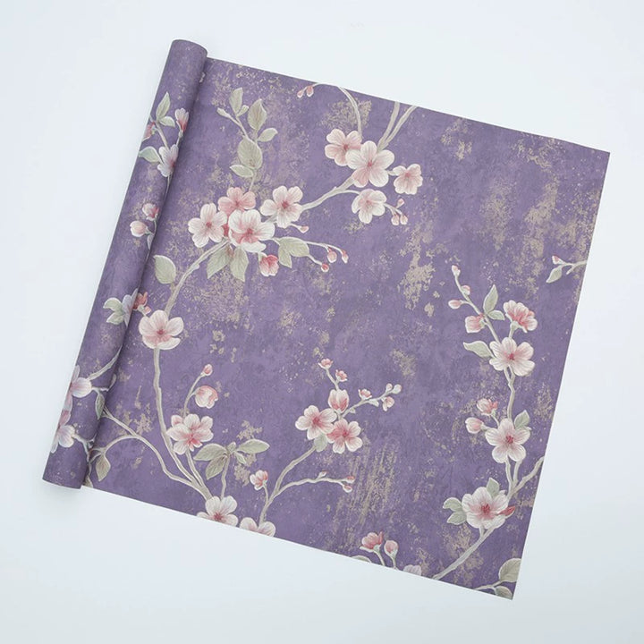 Premium Embossed Floral Bouquet Wrapping Paper, 10 Sheets of 53x53cm, Mulberry Paper