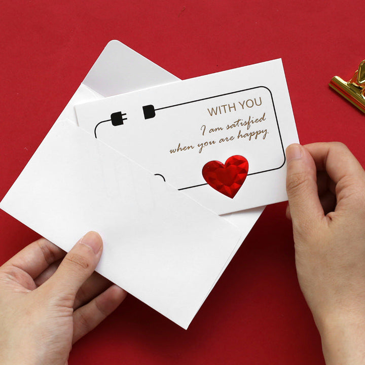 Red Heart Love Valentines Day Crads Pack 20 is an excellent choice for your blank greeting cards needs.