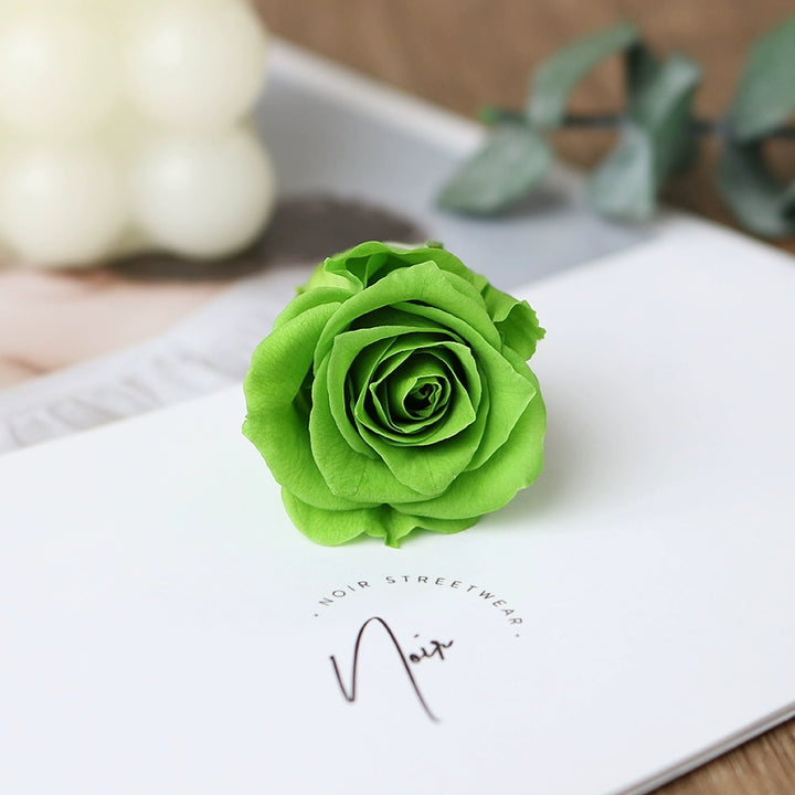 Preserved Mini Roses – 2-3CM Single Bloom for DIY Crafts, Multi-Color Options