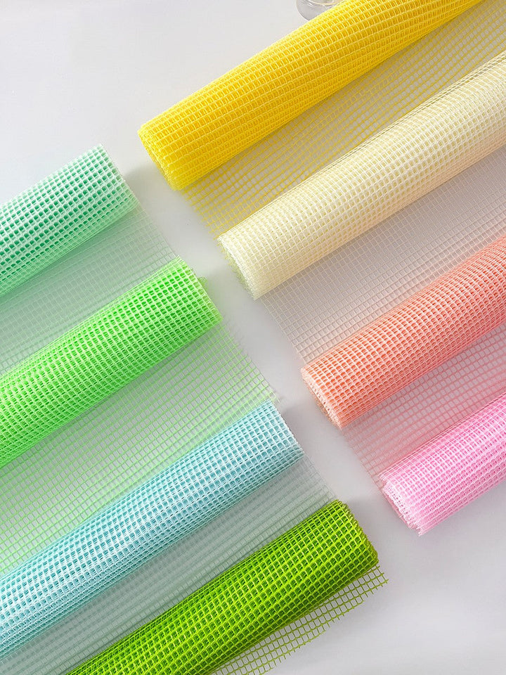 Spring Summer Bright Color Wrapping Mesh (50cmx5Yd)