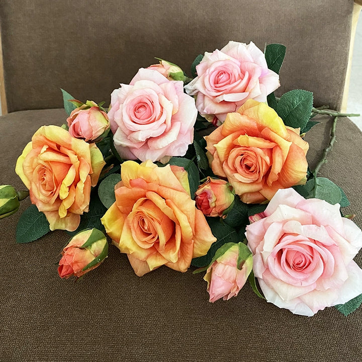 High-Quality Faux Hydrated Rose Stems for Home and Event Decor