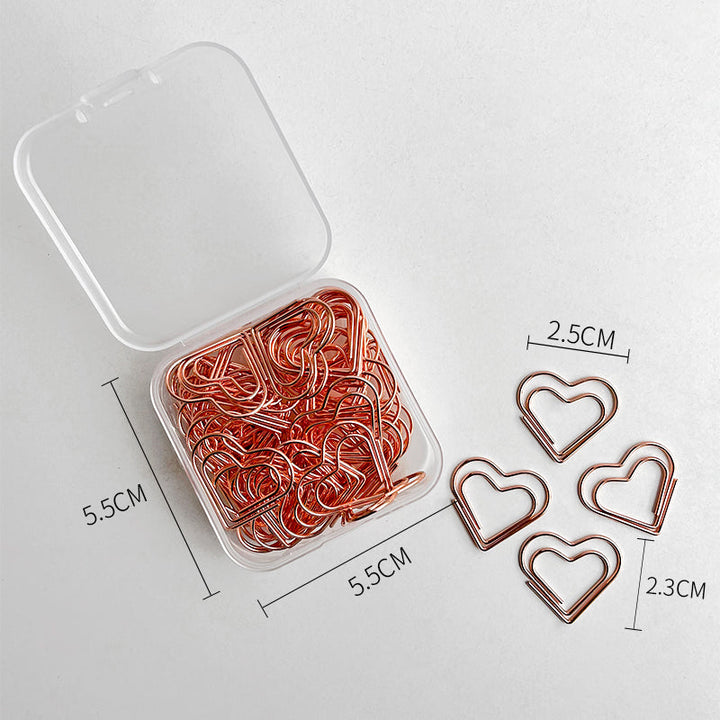 Crown Bunny Heart Shape Cute Paper Clips, perfect as florist supplies.