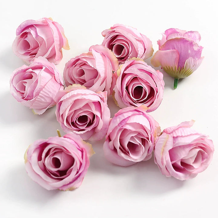 4cm Artificial Rose Flower Heads Pack 30 is a perfect addition to your decorative floral collection.