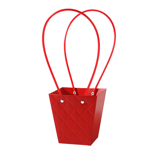 Trapezoidal Flower Bag with Handle Pack 10