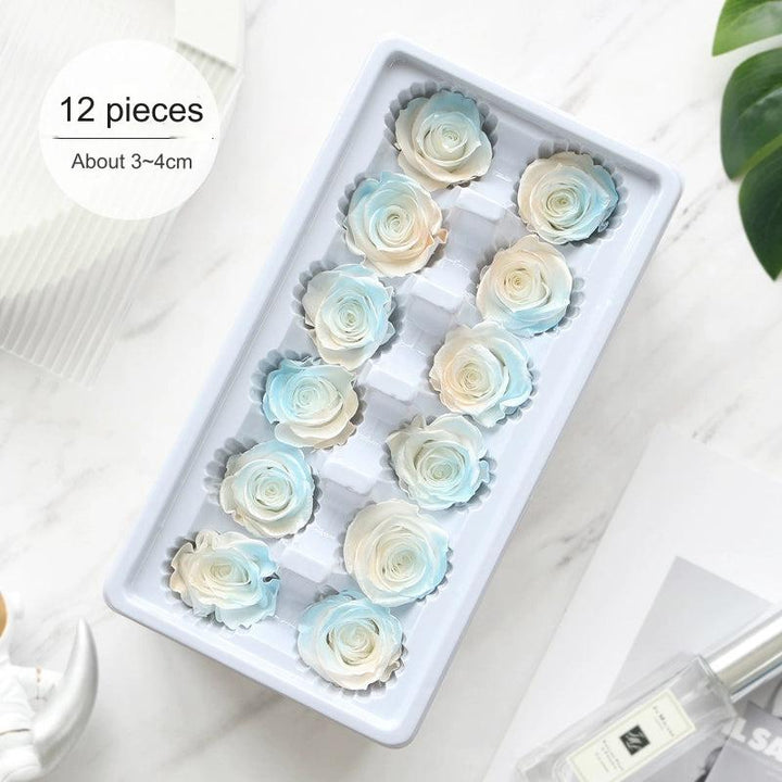 Iridescent Preserved Roses, 2-6cm Pack