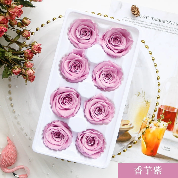 Preserved Rose 4-5cm – 50 Piece Floral Set for Creative Projects