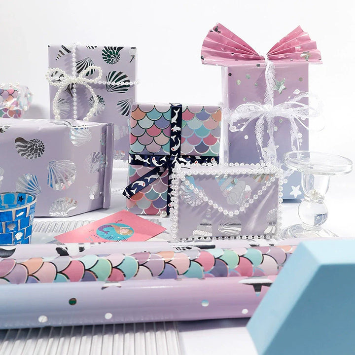 Children's Birthday Mermaid Wrapping Paper