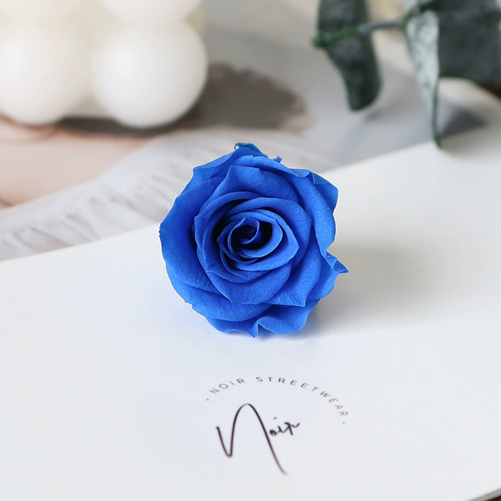 Preserved Mini Roses – 2-3CM Single Bloom for DIY Crafts, Multi-Color Options