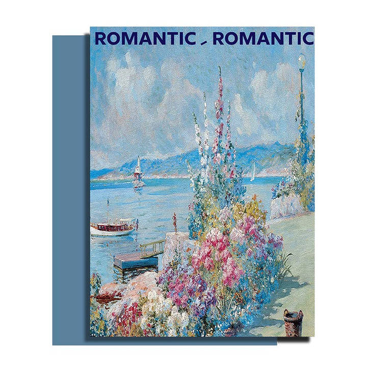 Romantic Oil Painting Floral Kraft Wrapping Paper 