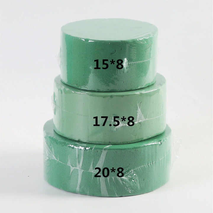 Round Green Wet Floral Foam Bricks is an ideal addition to your florist foam collection.