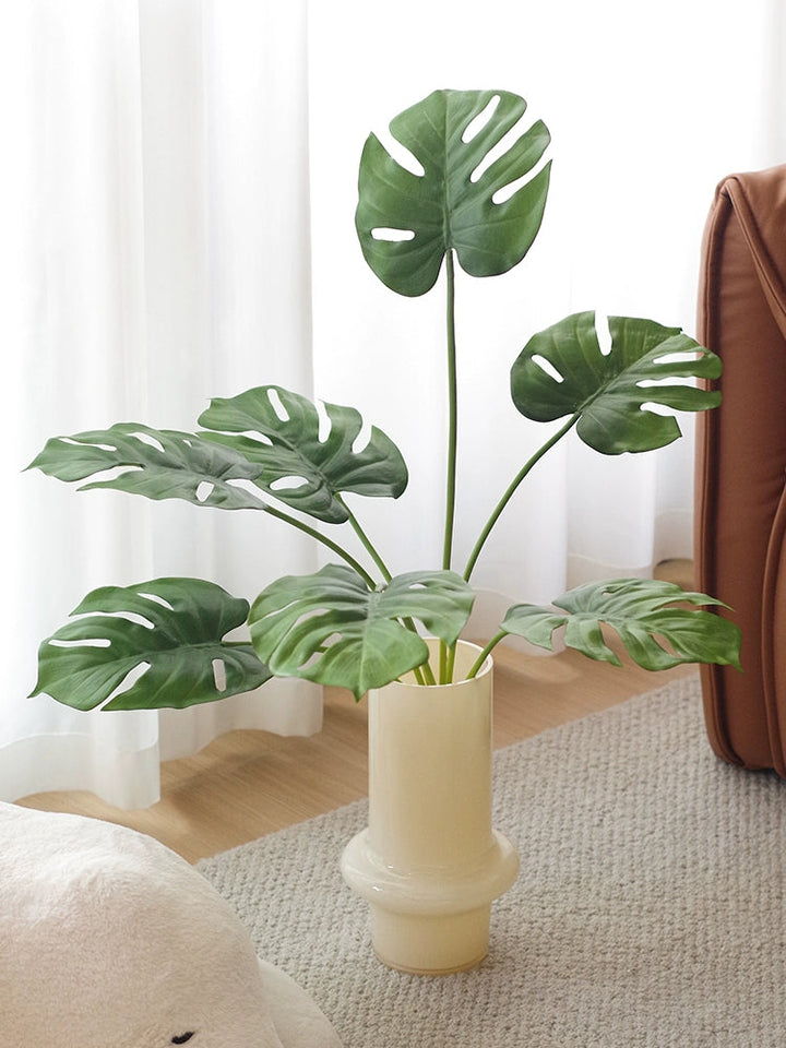 Artificial Tropical Palm Leaves Turtle Leaf Plant, perfect as artificial plant.