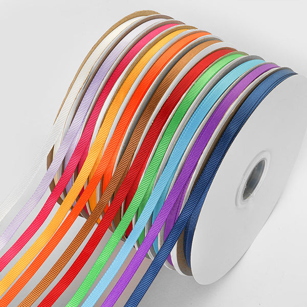 Solid Color Grosgrain Ribbon (6mmx100Yd)