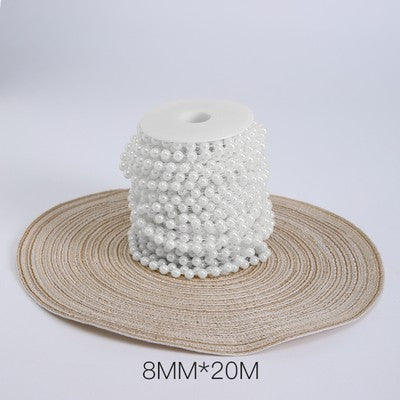 Pearl Beading Chain Ribbon for Gift Bouquet Packaging