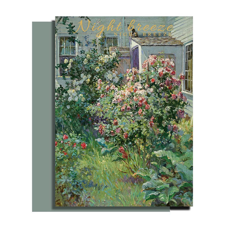 Romantic Oil Painting Floral Kraft Wrapping Paper 